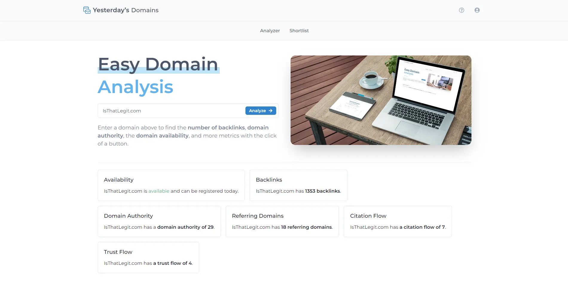 Analyzing Domains